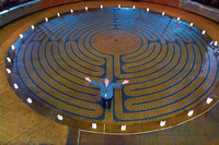 The labyrinth @ UNC Hospitals (formerly Memorial Hospital) in Chapel Hill, NC