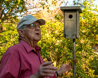 Bill Satterwhite aka The Blue Bird Man @ the JC Raulston Arboretum, Raleigh, NC  11-15-2014